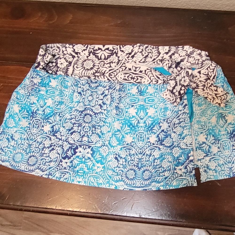 Tommy Bahama Blue - Medallion bottom, Skirt - Large